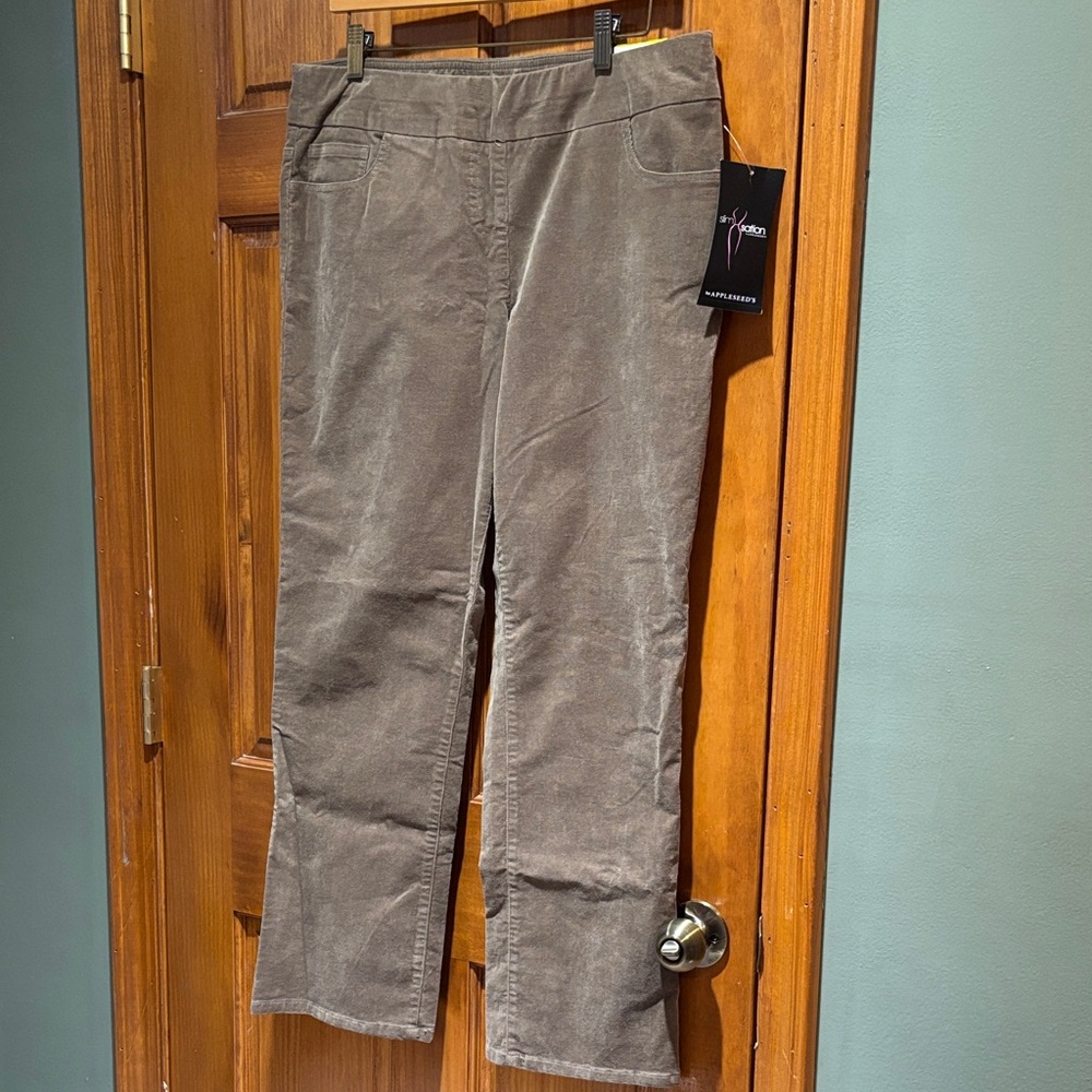 Appleseed's Taupe Corduroy Trousers